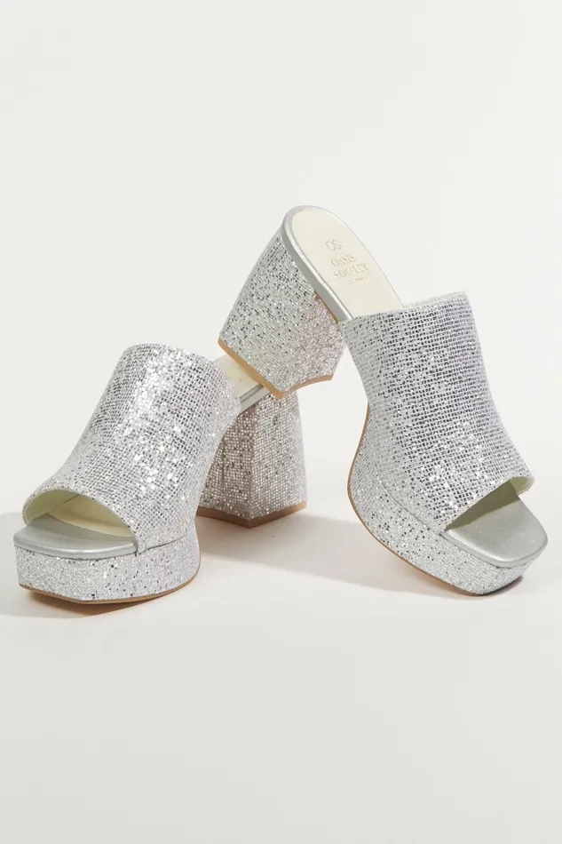 Heels Altar8217d State Women Crystal Glitter Platform Heels