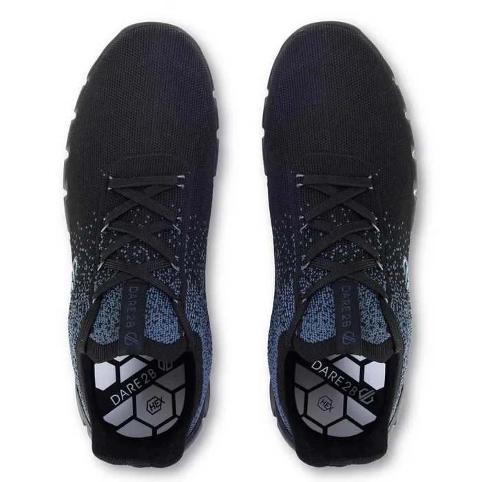 HexAt Recycled Trainers Black Orion Grey Men Dare 2b Shoes