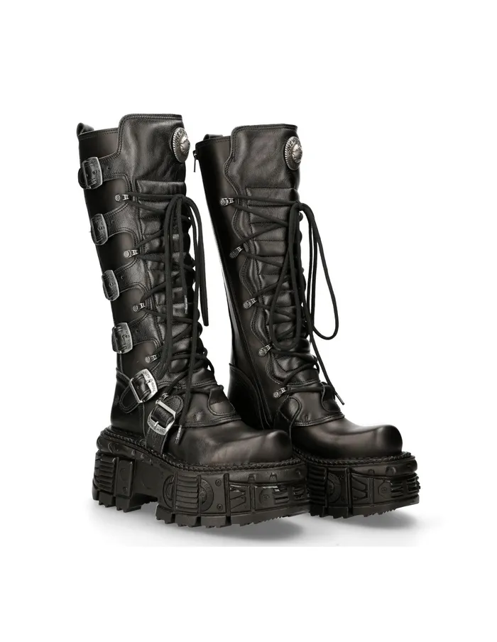 High Boot Black Imperfect M272S3 WomenMen Boots New Rock