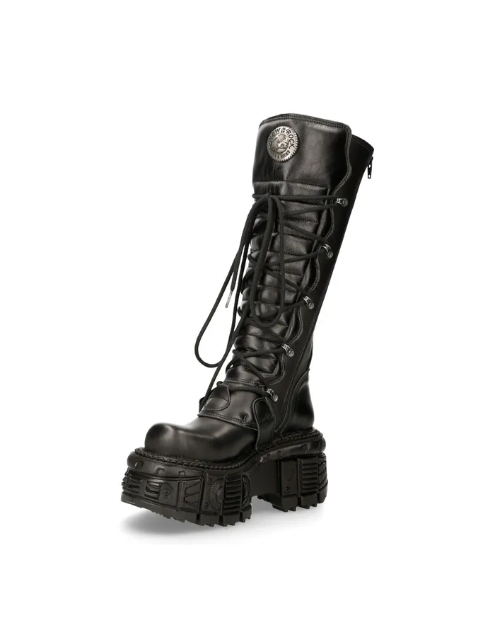 High Boot Black Imperfect M272S3 WomenMen Boots New Rock
