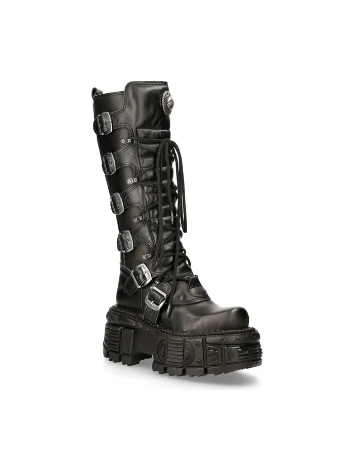 High Boot Black Imperfect M272S3 WomenMen Boots New Rock