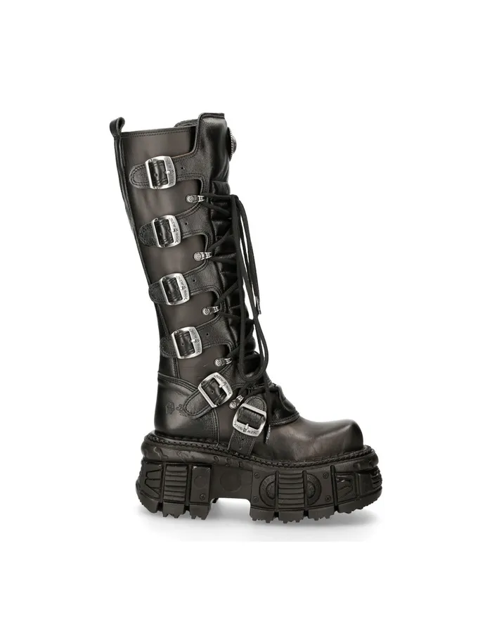 High Boot Black Imperfect M272S3 WomenMen Boots New Rock