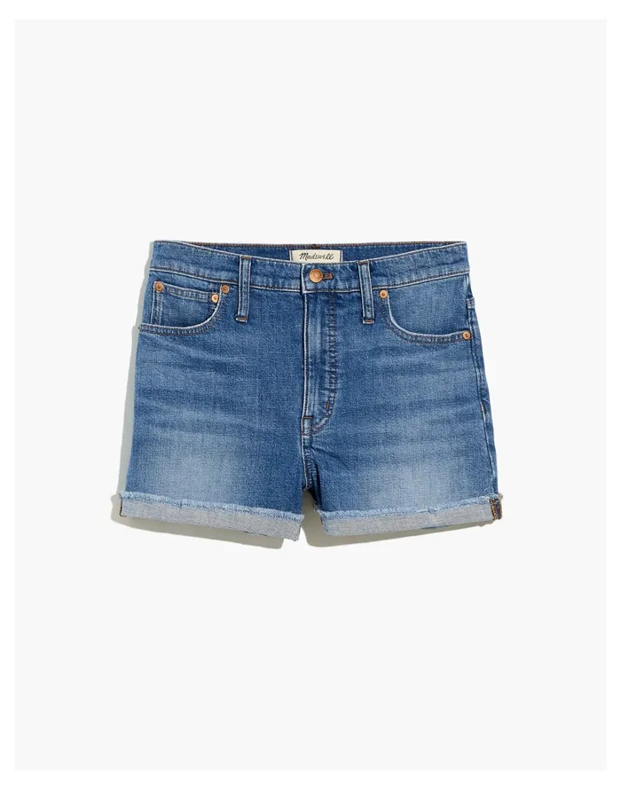 High Rise Denim Shorts In Lavista Wash Lavista Wash Women Madewell Shorts
