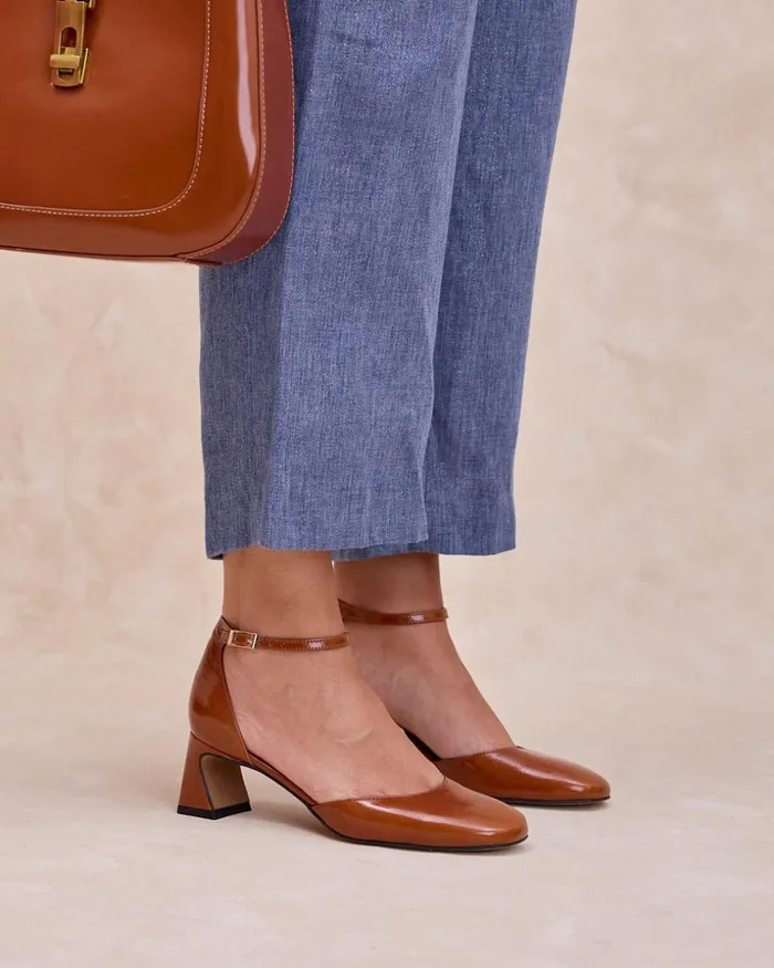 Humila Heel Shoes Leather Women Polin Et Moi Heels