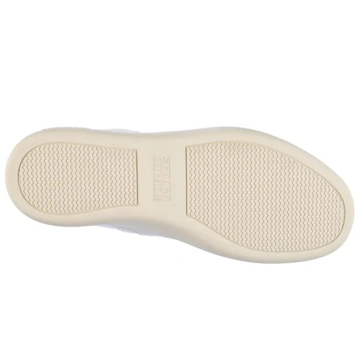 HURRICANE White Women Sebago Boat Shoes HURRICANE White Women Sebago Boat Shoes