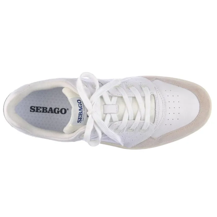 HURRICANE White Women Sebago Boat Shoes HURRICANE White Women Sebago Boat Shoes
