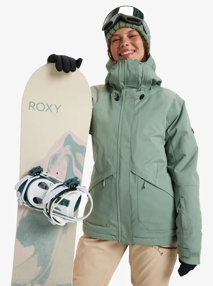 Illumine Warmlink 8211 Snow Jacket Lily Pad Women Roxy Jackets and Coats