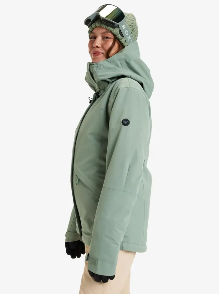 Illumine Warmlink 8211 Snow Jacket Lily Pad Women Roxy Jackets and Coats