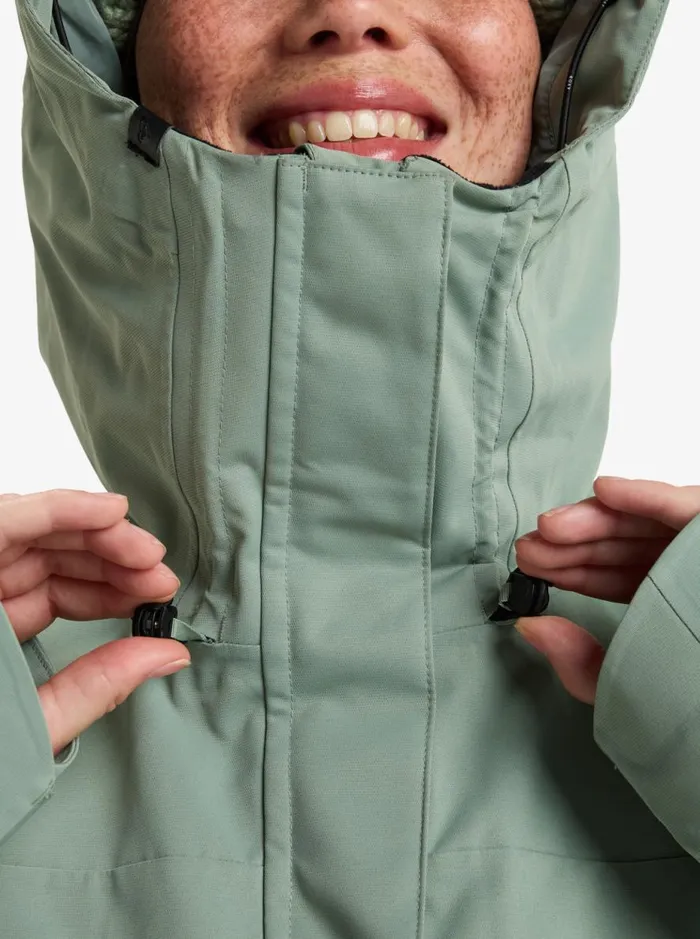 Illumine Warmlink 8211 Snow Jacket Lily Pad Women Roxy Jackets and Coats