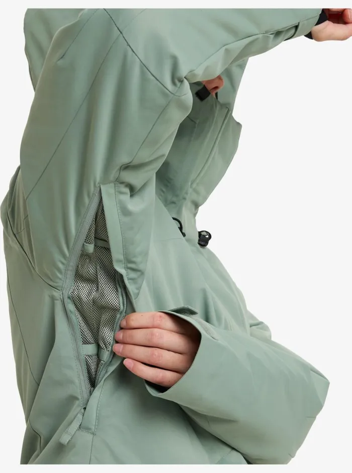 Illumine Warmlink 8211 Snow Jacket Lily Pad Women Roxy Jackets and Coats