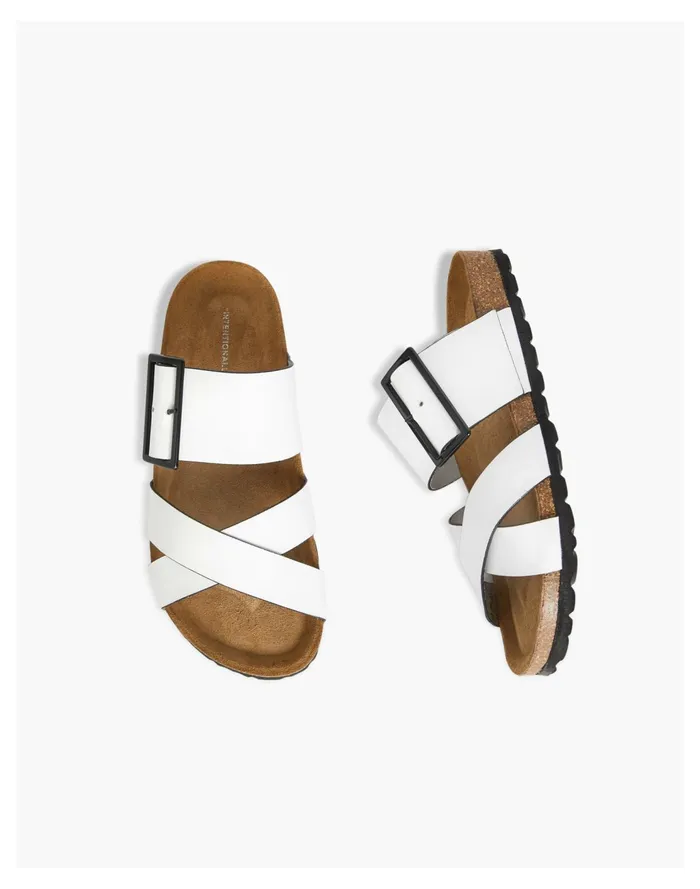 Intentionally Blank Meredith Sandals White Women Madewell Sandals