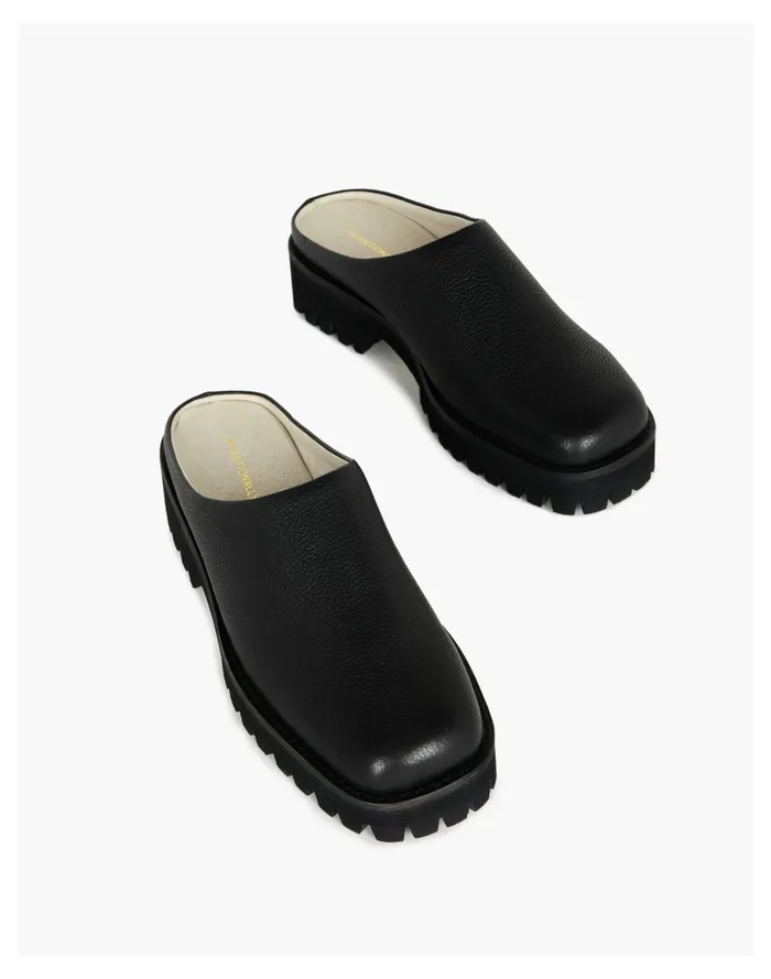 Intentionally Blank RISE UP Mule Black Women Madewell Flats
