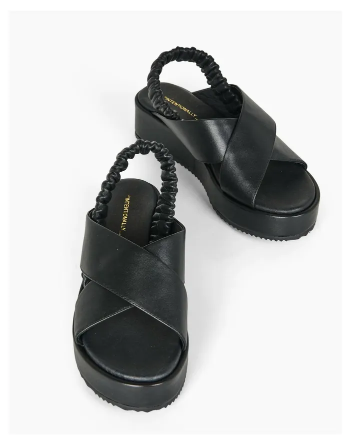 Intentionally Blank STARRY Sandal Black Women Madewell Sandals