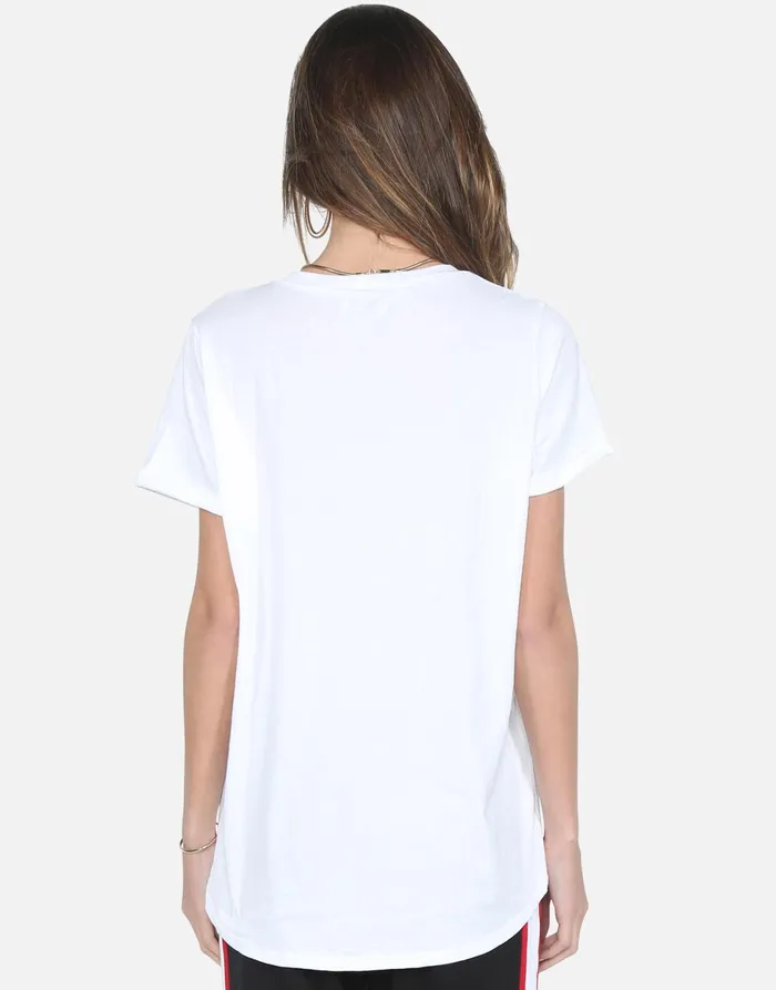Iris Glam Heart Face White Women039s Lauren Moshi Short Sleeve
