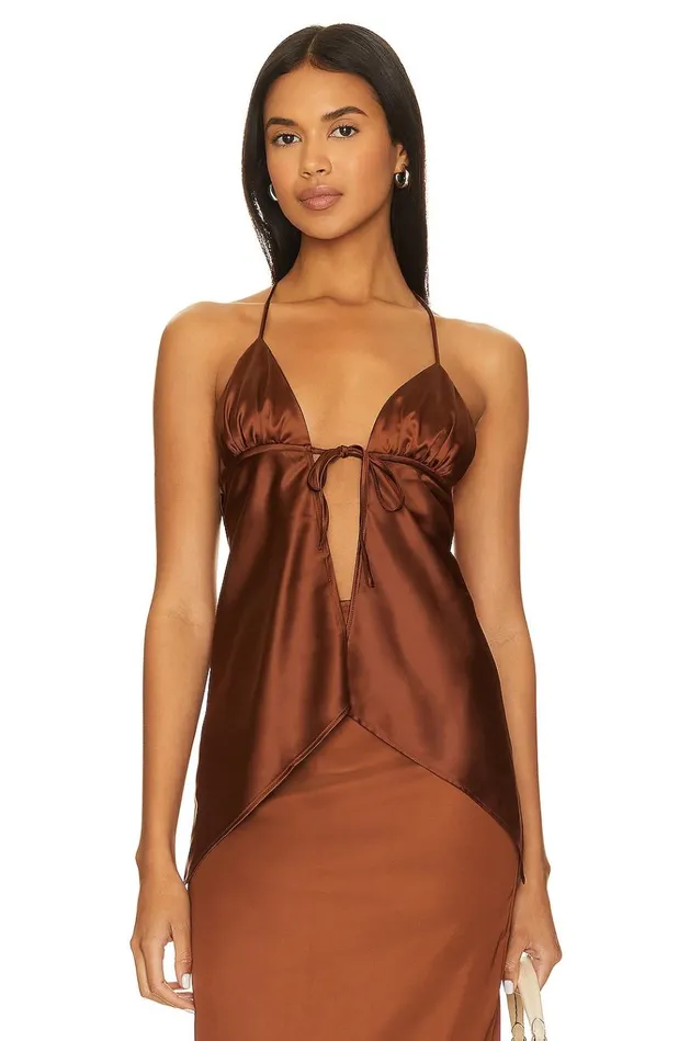 Ivy Top Chocolate Brown Women Lovers Friends Tops