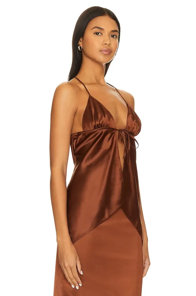 Ivy Top Chocolate Brown Women Lovers Friends Tops