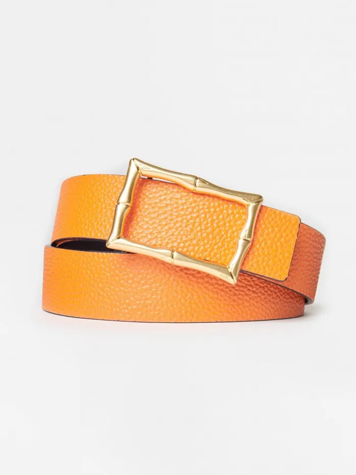 JMcLaughlin Belts Women Lina Reversible Leather Belt Navyorange JMcLaughlin Belts Women Lina Reversible Leather Belt Navyorange