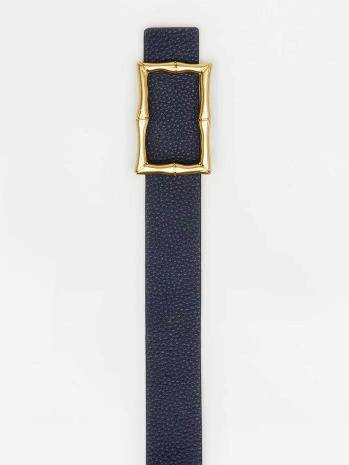JMcLaughlin Belts Women Lina Reversible Leather Belt Navyorange JMcLaughlin Belts Women Lina Reversible Leather Belt Navyorange