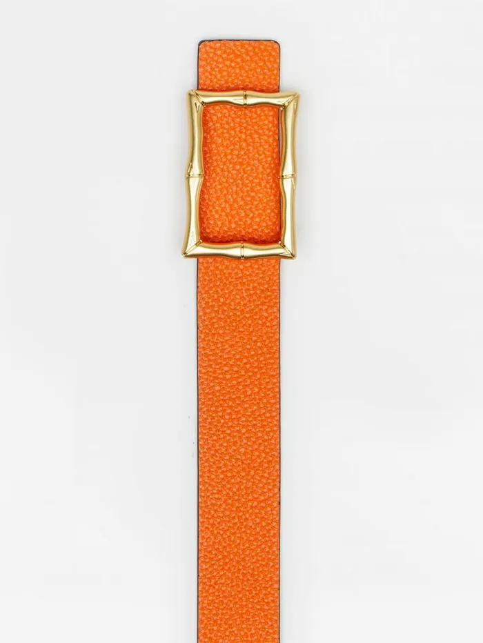 JMcLaughlin Belts Women Lina Reversible Leather Belt Navyorange JMcLaughlin Belts Women Lina Reversible Leather Belt Navyorange