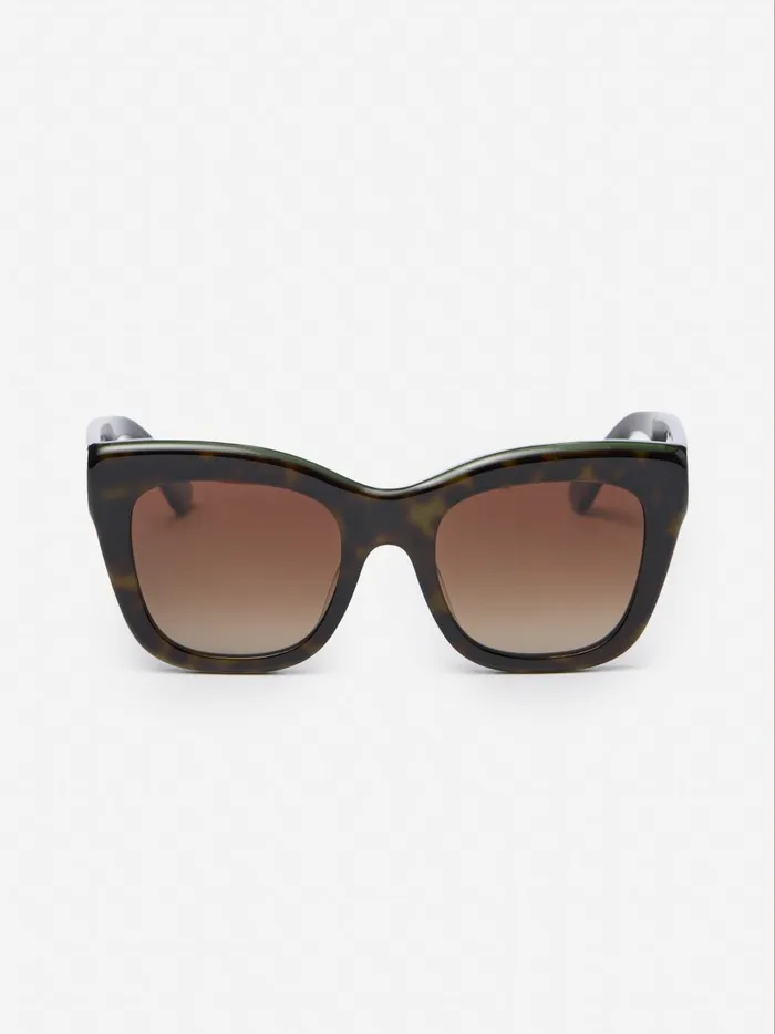 JMcLaughlin Eyewear Women Nanette Sunglasses In Tortoise Green