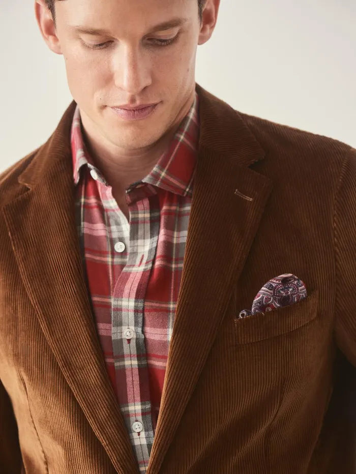 JMcLaughlin Jackets and Outerwear Men Suffolk Corduroy Sport Coat Tan JMcLaughlin Jackets and Outerwear Men Suffolk Corduroy Sport Coat Tan
