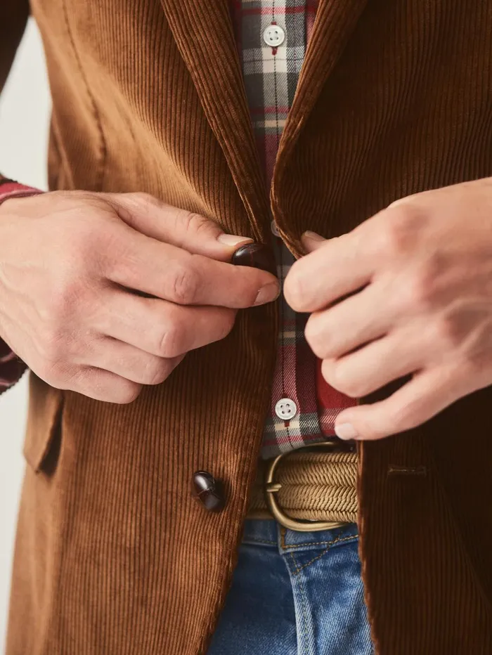JMcLaughlin Jackets and Outerwear Men Suffolk Corduroy Sport Coat Tan JMcLaughlin Jackets and Outerwear Men Suffolk Corduroy Sport Coat Tan