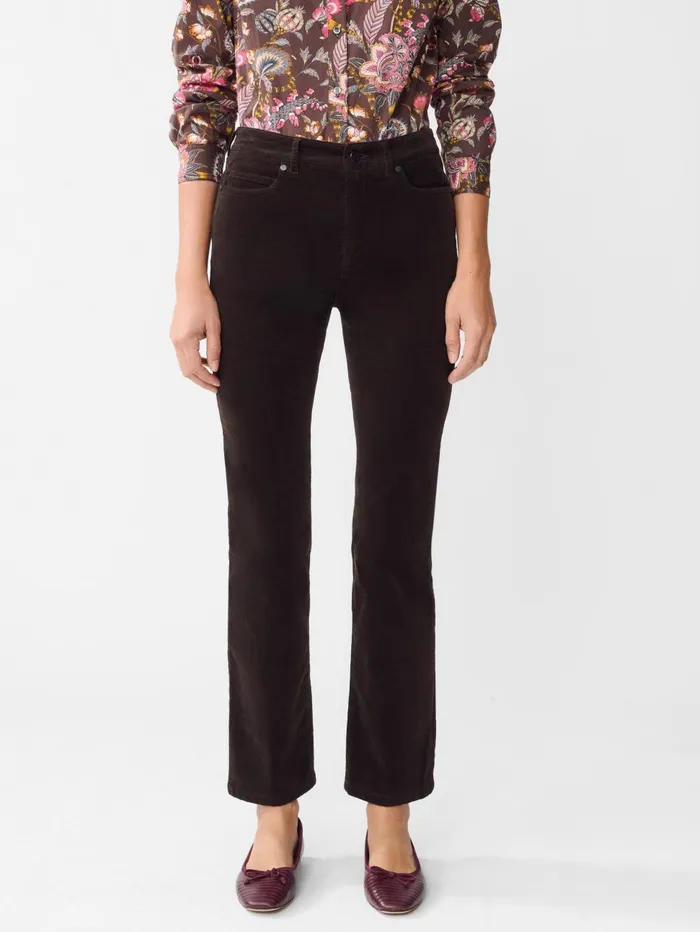 JMcLaughlin Pants Women Lenni Velvet Jeans Dark Chocolate JMcLaughlin Pants Women Lenni Velvet Jeans Dark Chocolate