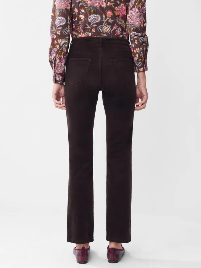 JMcLaughlin Pants Women Lenni Velvet Jeans Dark Chocolate JMcLaughlin Pants Women Lenni Velvet Jeans Dark Chocolate