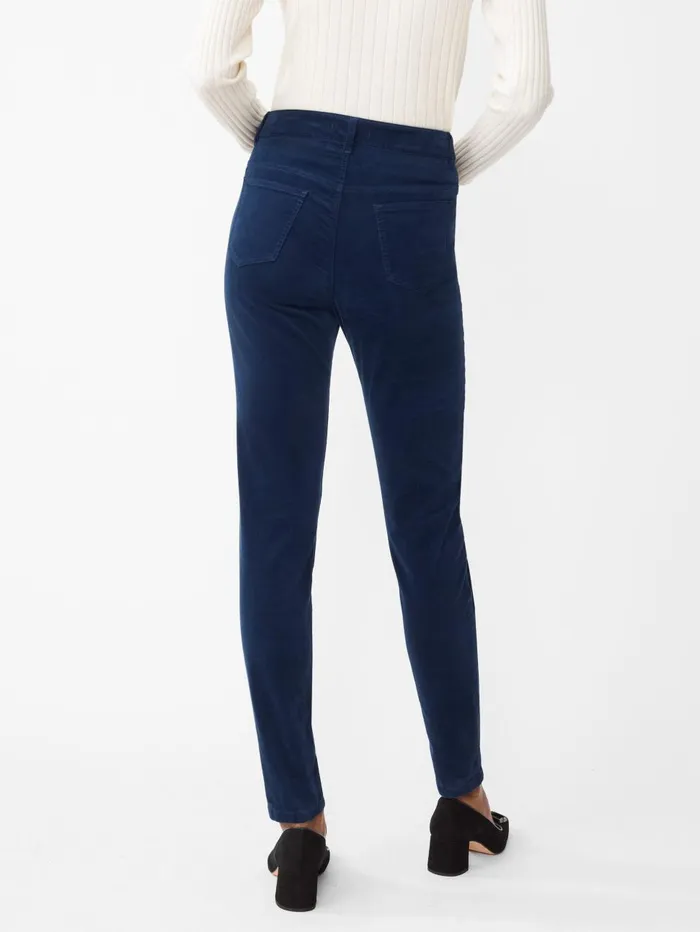 JMcLaughlin Pants Women Watson Velvet Jeans Deep Sapphire