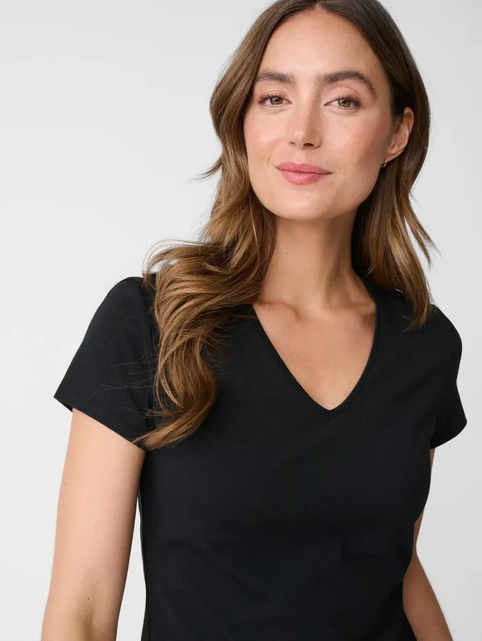 JMcLaughlin Shirts and Tops Women Terrine Tee Black JMcLaughlin Shirts and Tops Women Terrine Tee Black