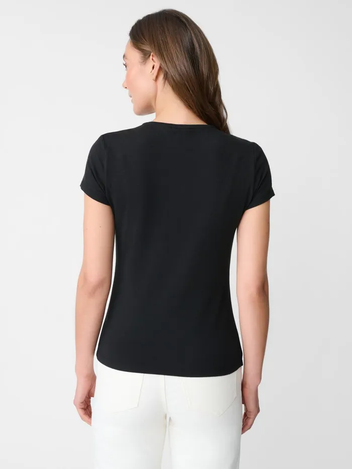 JMcLaughlin Shirts and Tops Women Terrine Tee Black JMcLaughlin Shirts and Tops Women Terrine Tee Black