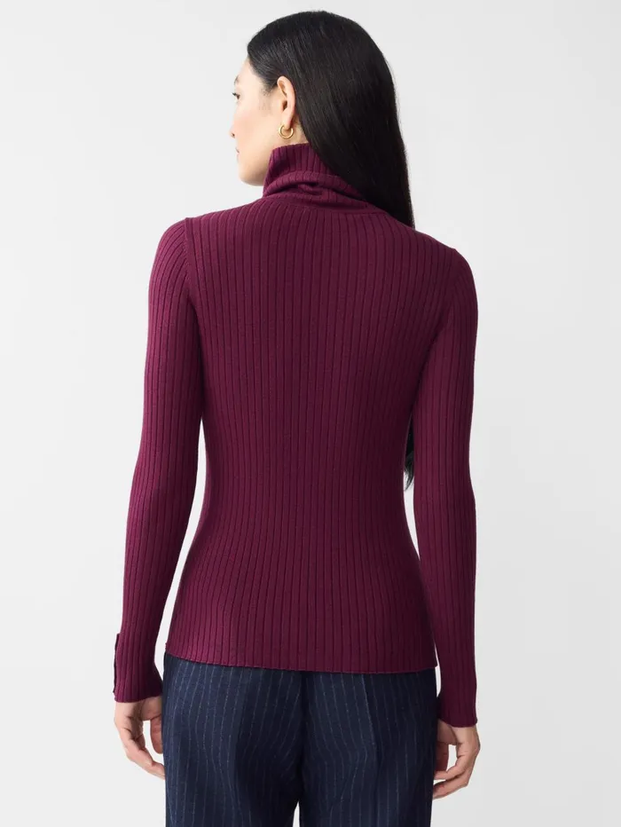 JMcLaughlin Sweaters Women Arlette Turtleneck Merlot