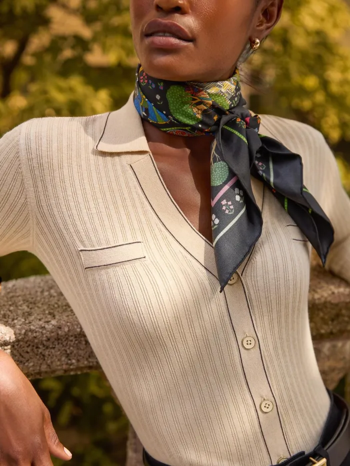 JMcLaughlin Sweaters Women Laine Cardigan Heather Oatmeal