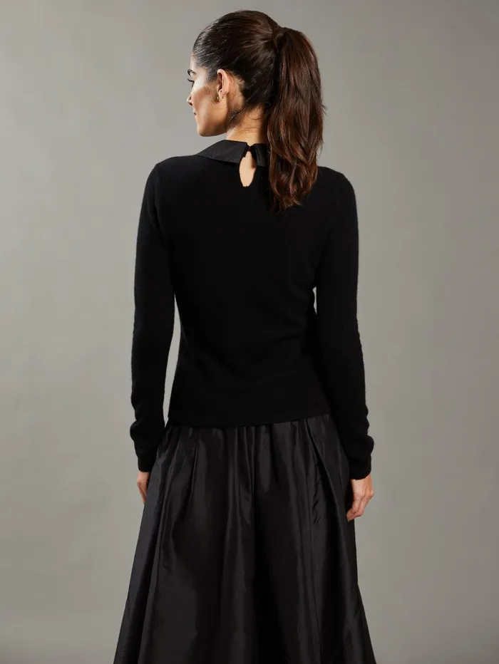 JMcLaughlin Sweaters Women Lucy Cashmere Sweater RSVP X Steven Stolman Black JMcLaughlin Sweaters Women Lucy Cashmere Sweater RSVP X Steven Stolman Black