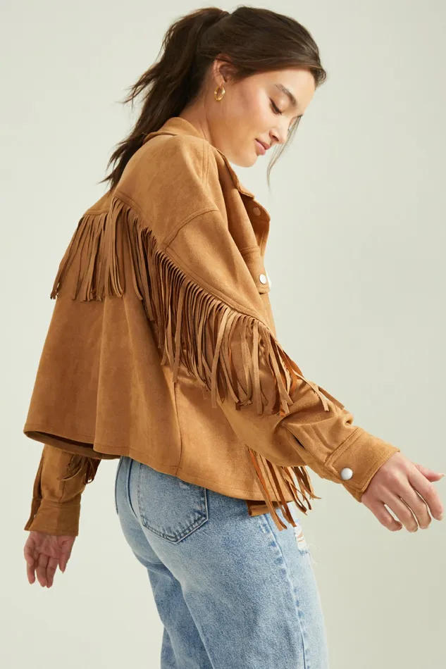 Jackets Altar8217d State Women Stacy Suede Fringe Jacket