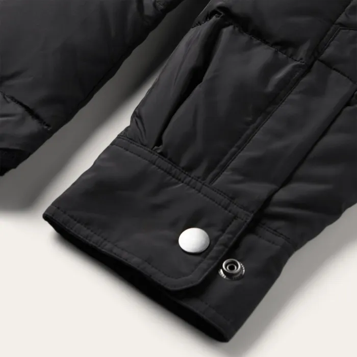 Jackets Men Stetson Crushable Black Parachute Jacket Black