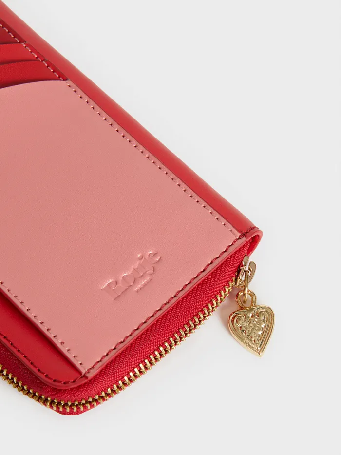 Jeannette Wallet Uni Rouge Mix Women Small leather goods Rouje