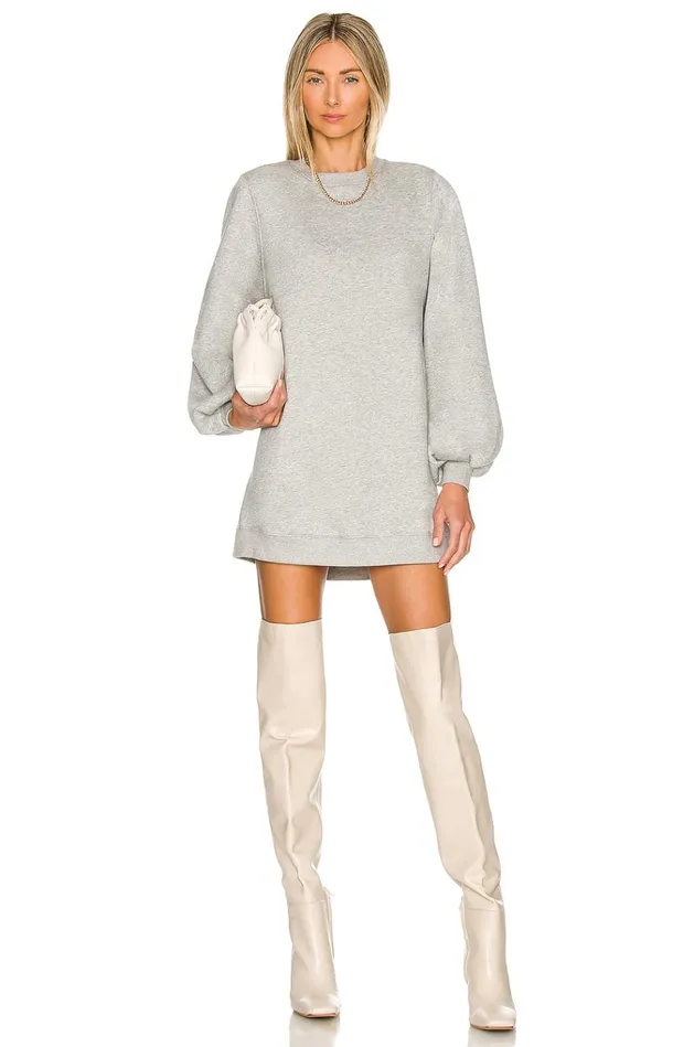 Jessa Sweatshirt Dress Charcoal Women Lovers Friends Dresses