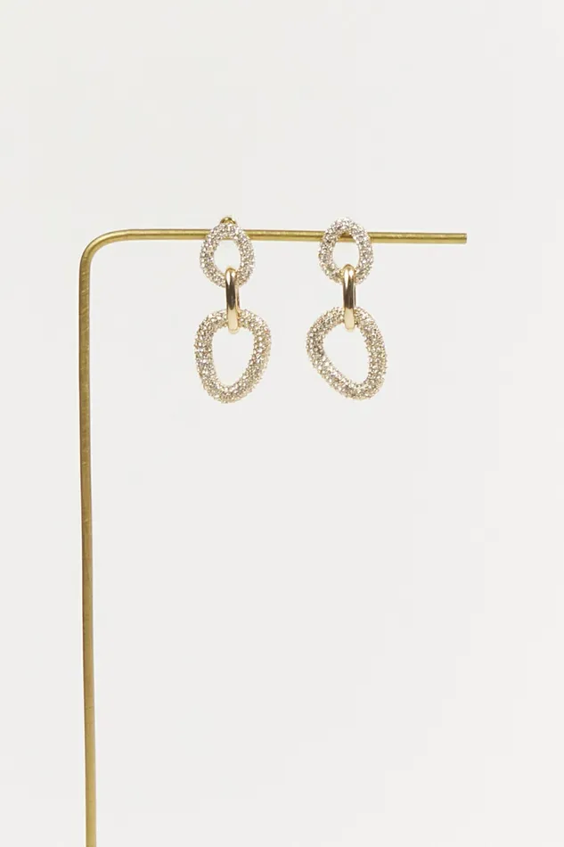 Jewelry Irregular Diamond Link Dangle Earrings 8211 Altar8217d State Women