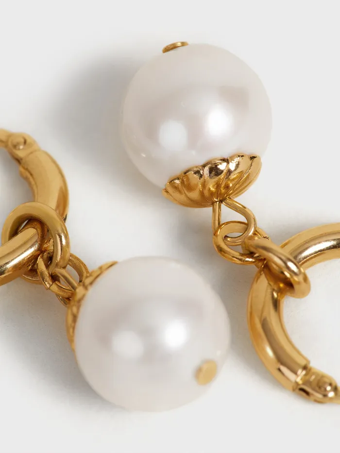 Jewelry Rouje Women Perla Earrings Dor Vieilli Jewelry Rouje Women Perla Earrings Dor Vieilli