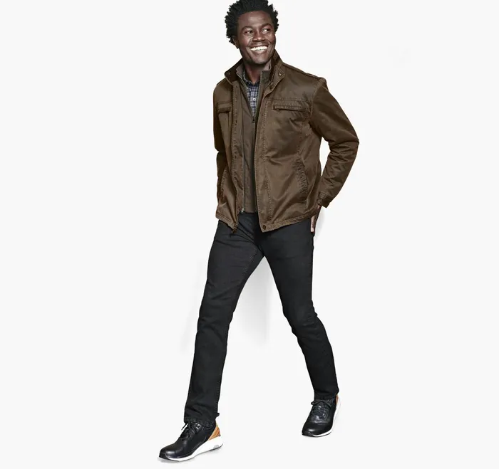 JohnstonandMurphy Coats Jackets and Vests Antique Cotton Jacket Brown 8211 Men JohnstonandMurphy Coats Jackets and Vests Antique Cotton Jacket Brown 8211 Men