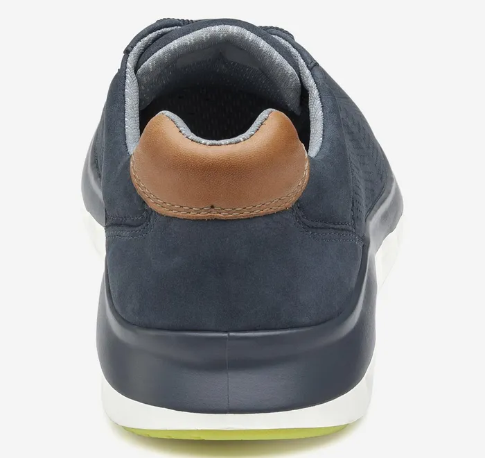 JohnstonandMurphy LaceUps Activate UThroat Navy Nubuck 8211 Men