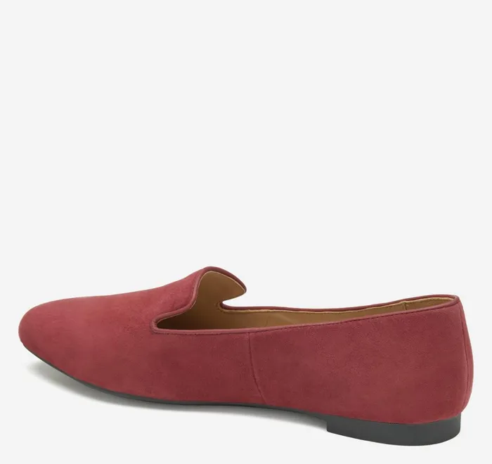 JohnstonandMurphy Mules and Loafers Delanie Loafer Dark Red Kid Suede 8211 Women JohnstonandMurphy Mules and Loafers Delanie Loafer Dark Red Kid Suede 8211 Women