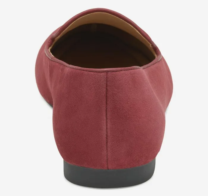 JohnstonandMurphy Mules and Loafers Delanie Loafer Dark Red Kid Suede 8211 Women JohnstonandMurphy Mules and Loafers Delanie Loafer Dark Red Kid Suede 8211 Women