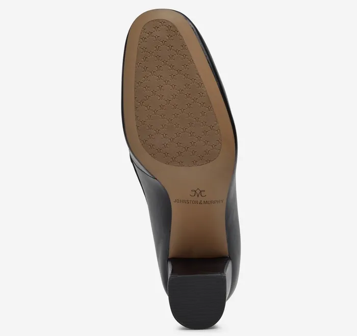 JohnstonandMurphy Mules and Loafers Eleanor Chain Loafer Black Calfskin 8211 Women