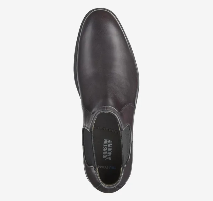 JohnstonandMurphy SlipOns and Loafers Brody Chelsea Boot Black Handstained Full Grain 8211 Men JohnstonandMurphy SlipOns and Loafers Brody Chelsea Boot Black Handstained Full Grain 8211 Men