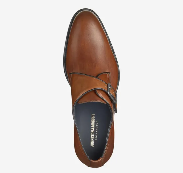 JohnstonandMurphy SlipOns and Loafers Flynch Monk Strap Tan Italian Calfskin 8211 Men JohnstonandMurphy SlipOns and Loafers Flynch Monk Strap Tan Italian Calfskin 8211 Men