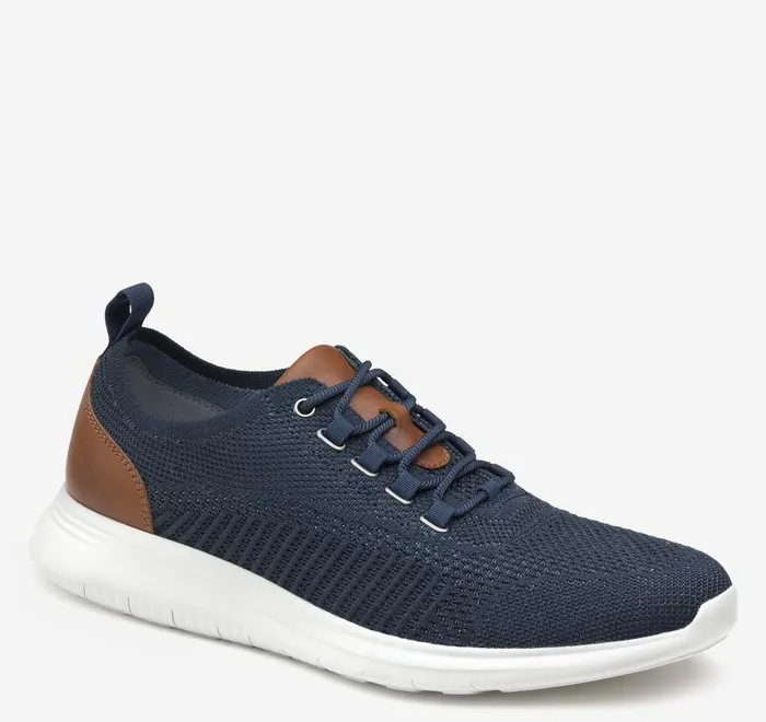 JohnstonandMurphy Sneakers Amherst Knit UThroat Navy Knit 8211 Men