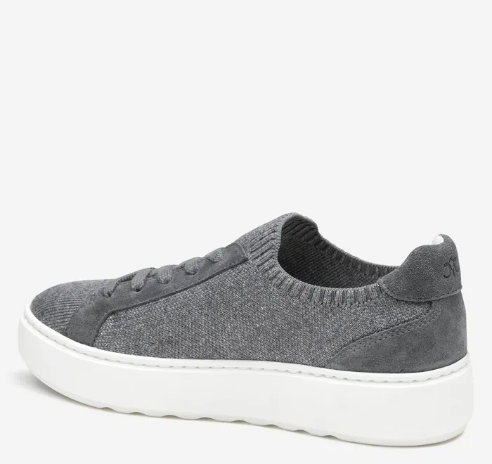 JohnstonandMurphy Sneakers Cammie Knit LaceUp Gray Knit 8211 Women JohnstonandMurphy Sneakers Cammie Knit LaceUp Gray Knit 8211 Women