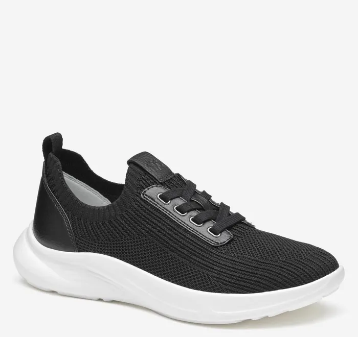 JohnstonandMurphy Sneakers Escape Knit LaceUp Black Knit 8211 Women